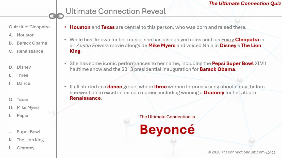 Ultimate Connection Quiz "Princess" (4 Rounds) - Image 7